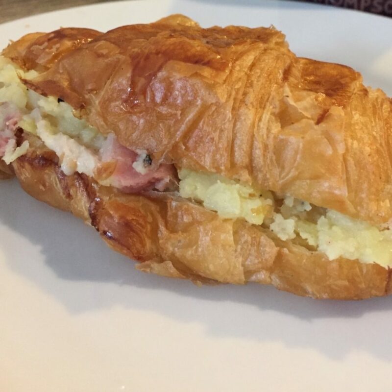 Potato Croissant Sandwich